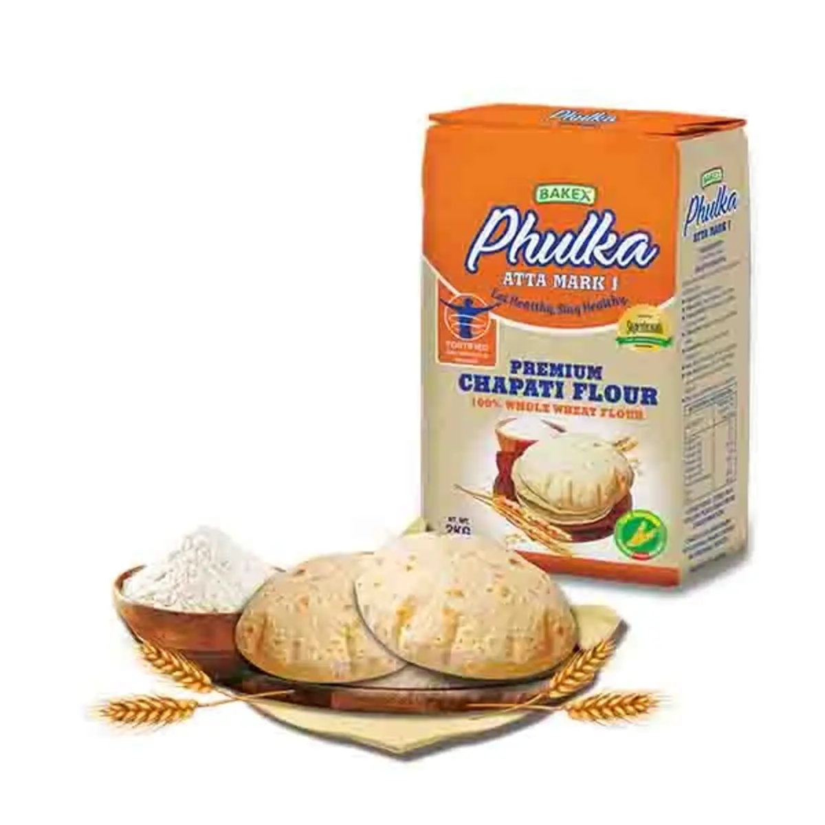 Phulka Atta Mark 1 Chapati Flour 2Kg